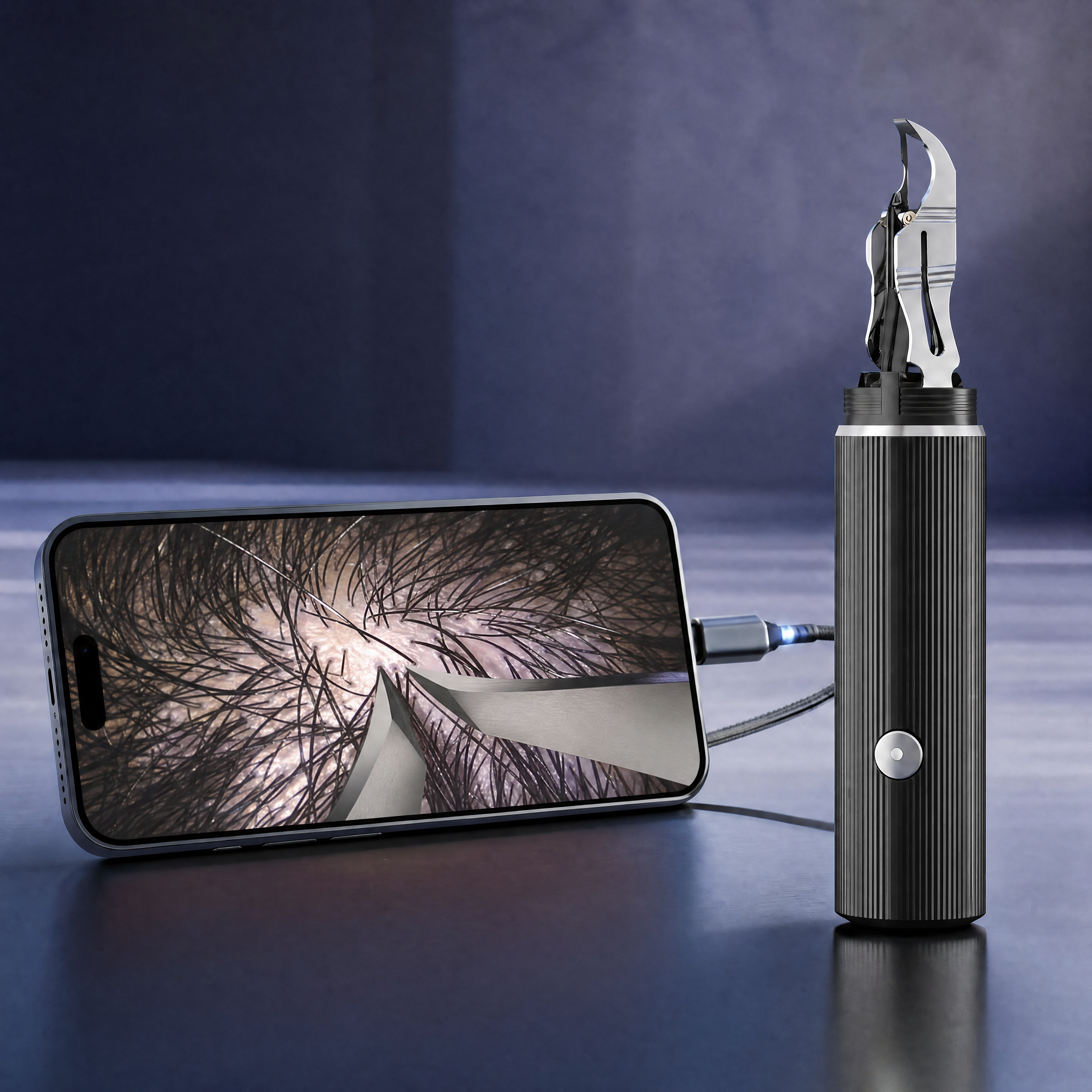 ZoomGlow | Pinza visual de alta precisión HD 1080p